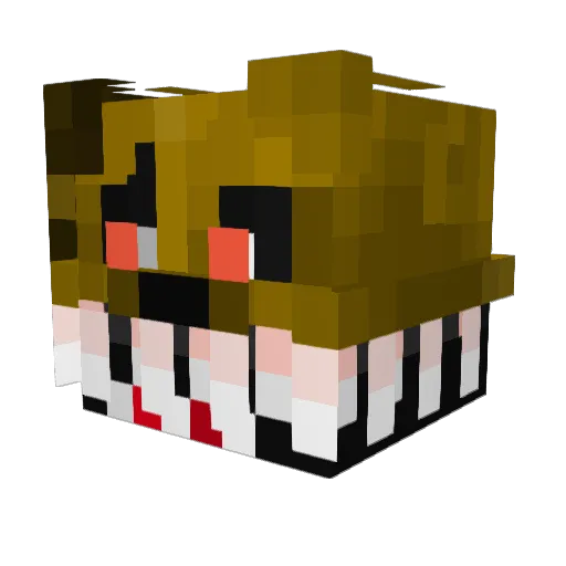theOwen010 Minecraft avatar head, 3D render