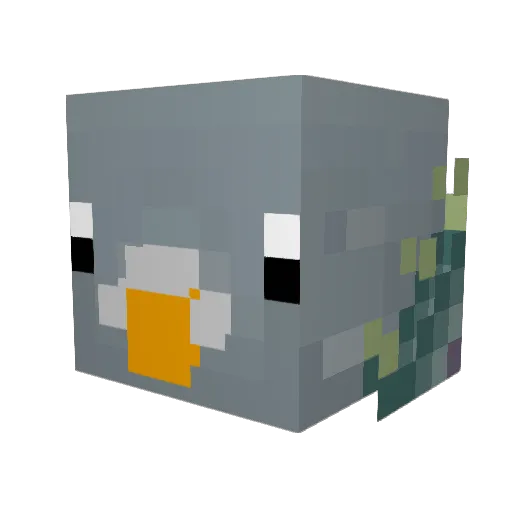 thePigeon08 Minecraft avatar head, 3D render