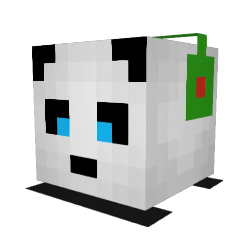 theRambo007xd Minecraft avatar head, 3D render