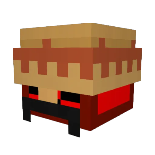 theRaph112 Minecraft avatar head, 3D render
