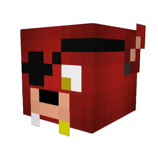 theShadow_02 Minecraft avatar head, 3D render