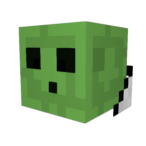 theSlime_Gaming Minecraft avatar head, 3D render