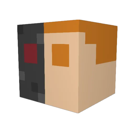 theSt1nk Minecraft avatar head, 3D render