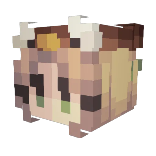 theStyxVI Minecraft avatar head, 3D render