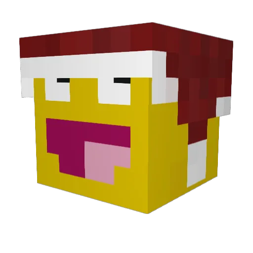theSwett Minecraft avatar head, 3D render