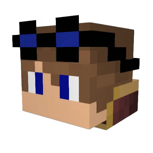 theSycamore Minecraft avatar head, 3D render