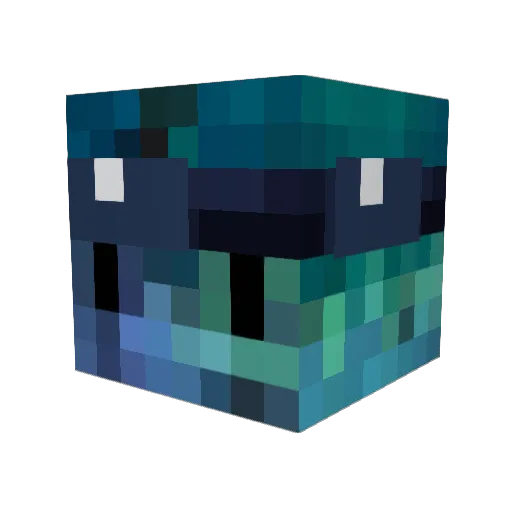 theTrapDoor Minecraft avatar head, 3D render
