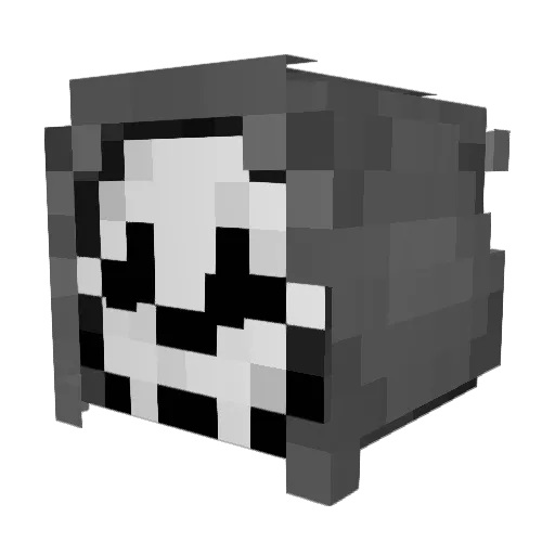 theTutorial Minecraft avatar head, 3D render