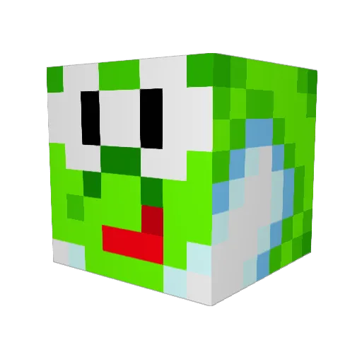 the_1_n_only Minecraft avatar head, 3D render