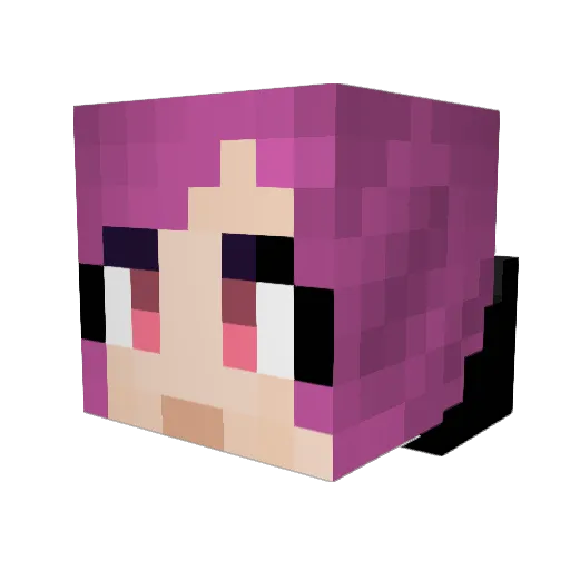the_Mase Minecraft avatar head, 3D render