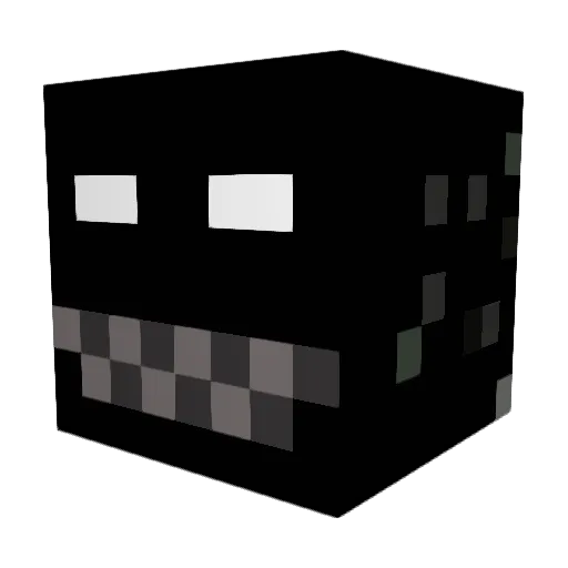 the_SSS Minecraft avatar head, 3D render