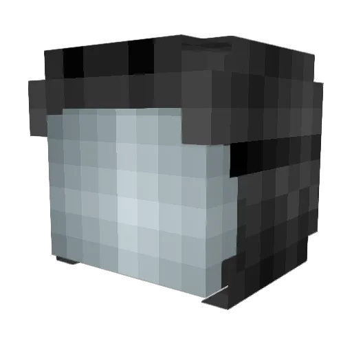 the_SpacePope42 Minecraft avatar head, 3D render