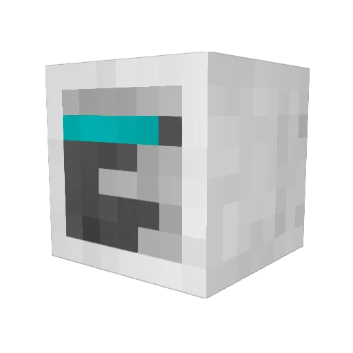 the_Tort Minecraft avatar head, 3D render