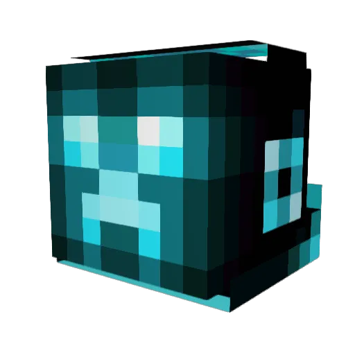 the__qwerty97 Minecraft avatar head, 3D render