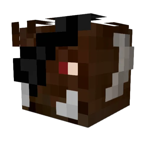 the_alpha_beast Minecraft avatar head, 3D render