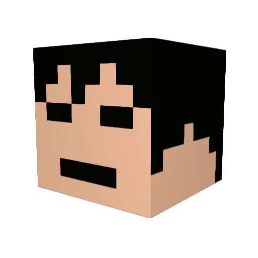 the_archer02 Minecraft avatar head, 3D render