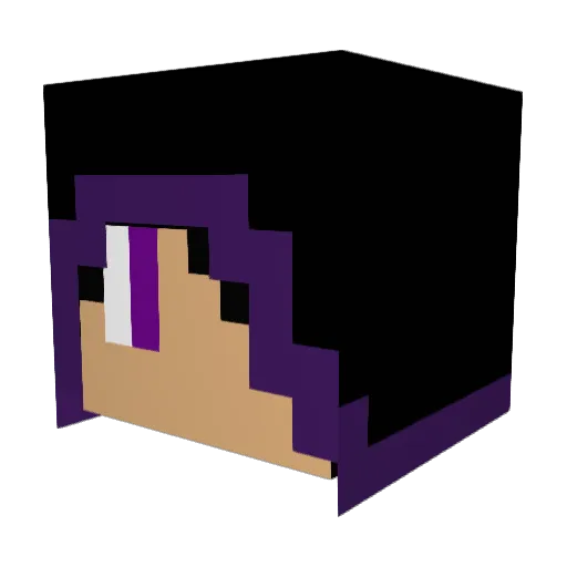 the_beast_007 Minecraft avatar head, 3D render