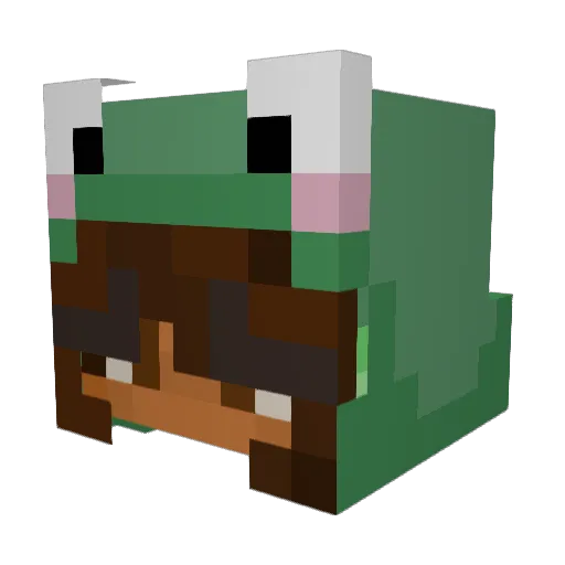 the_beefcake Minecraft avatar head, 3D render