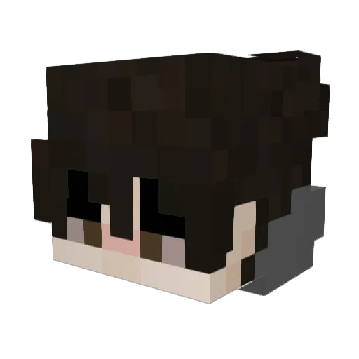 the_blami Minecraft avatar head, 3D render