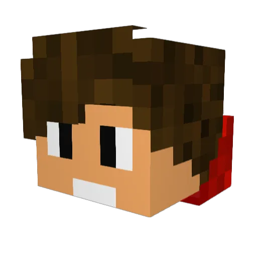 the_chef420 Minecraft avatar head, 3D render