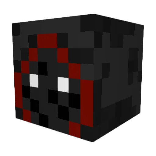 the_commie Minecraft avatar head, 3D render