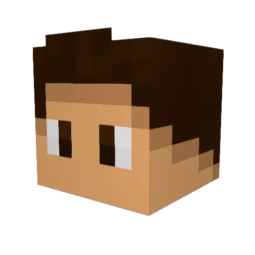 the_cowboy27 Minecraft avatar head, 3D render