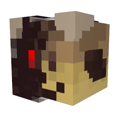 the_daemonshank3 Minecraft avatar head, 3D render