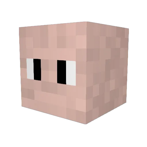 the_dalai_llama Minecraft avatar head, 3D render