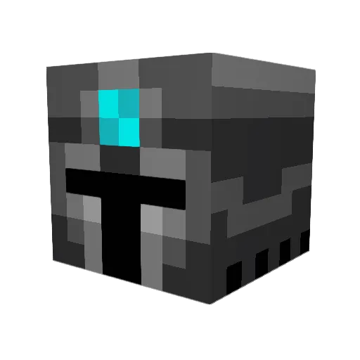 the_denn Minecraft avatar head, 3D render