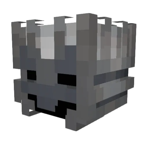 the_deucinator Minecraft avatar head, 3D render