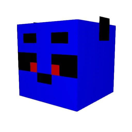 the_eomer Minecraft avatar head, 3D render