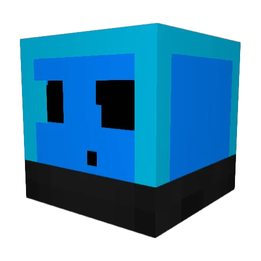 the_fastest_man_ Minecraft avatar head, 3D render