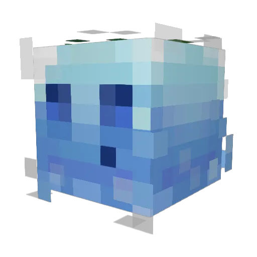 the_fleur77 Minecraft avatar head, 3D render