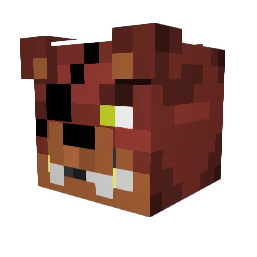 the_foxes_bun Minecraft avatar head, 3D render