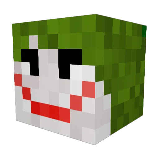 the_gadfly Minecraft avatar head, 3D render