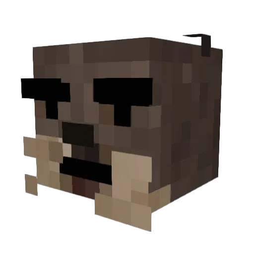 the_garbageman09 Minecraft avatar head, 3D render