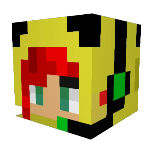 the_ginger_one24 Minecraft avatar head, 3D render