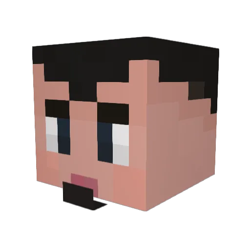 the_goon_king Minecraft avatar head, 3D render