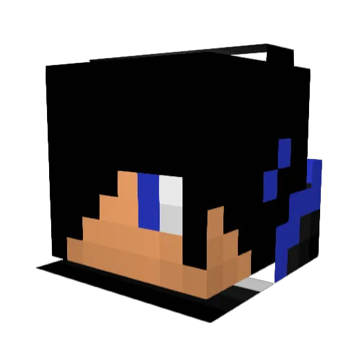 the_killeur Minecraft avatar head, 3D render