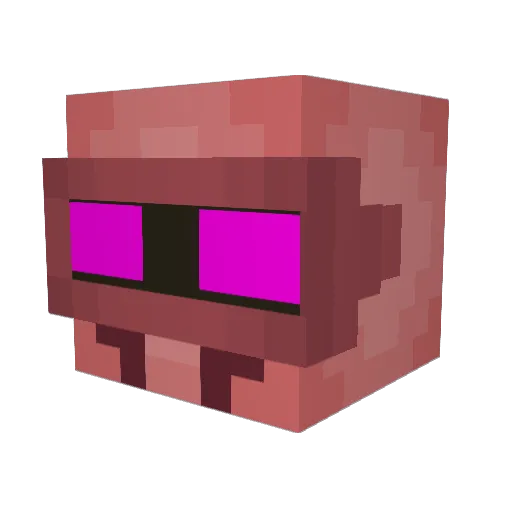 the_kiwifruity Minecraft avatar head, 3D render