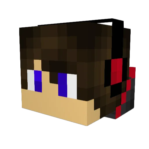 the_lion_100 Minecraft avatar head, 3D render