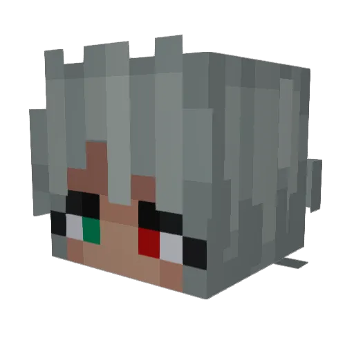 the_mc_blade Minecraft avatar head, 3D render