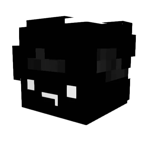 the_mfof3 Minecraft avatar head, 3D render