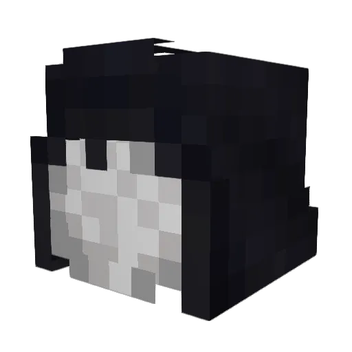 the_n1nja Minecraft avatar head, 3D render
