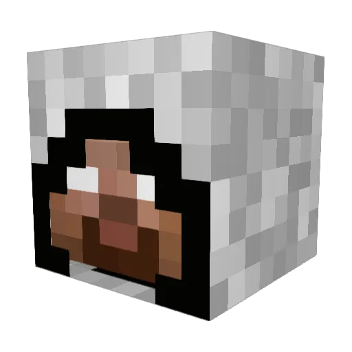 the_noob35 Minecraft avatar head, 3D render