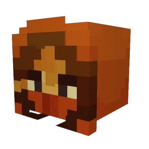 the_pichulier69 Minecraft avatar head, 3D render