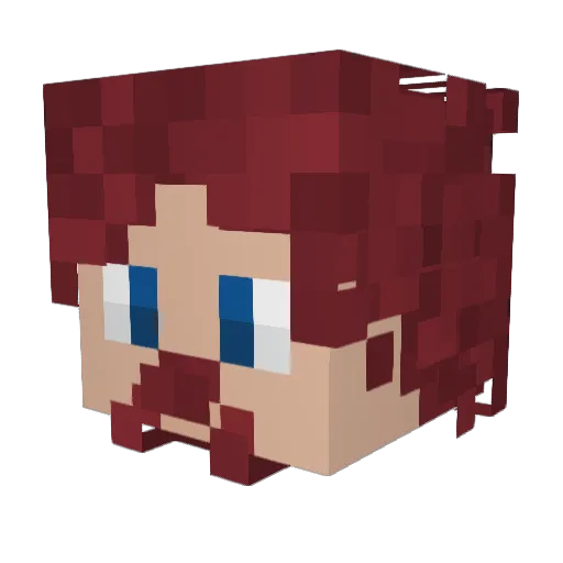 the_pizza_man__ Minecraft avatar head, 3D render