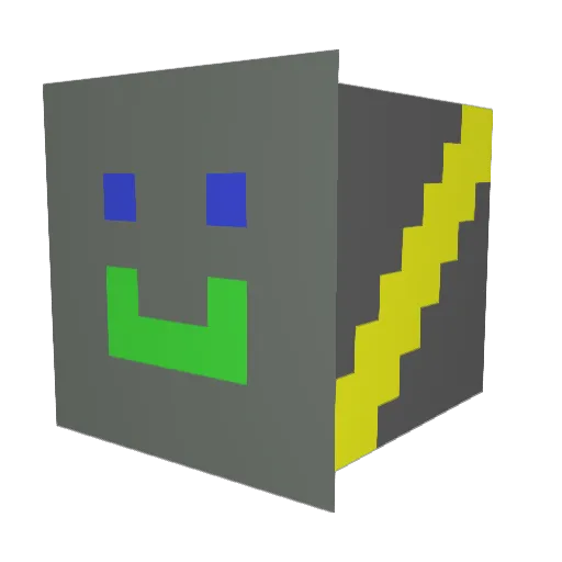 the_pizzaman Minecraft avatar head, 3D render