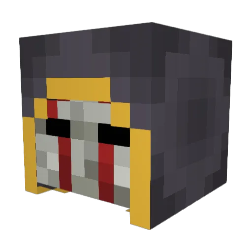 the_reaper_lord Minecraft avatar head, 3D render