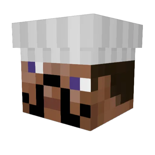 the_red_skorpion Minecraft avatar head, 3D render